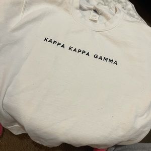 Kappa kappa gamma used sweatshirt small